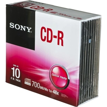 Sony CD-R 700MB 48x, 10ks