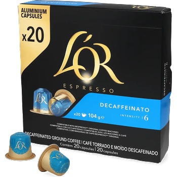 L'OR | Espresso Без кофеин - 20 капсули за Nespresso®
