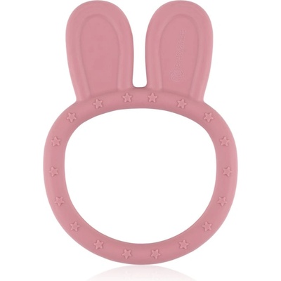 Petite&Mars Silicone teether Bunny 0m+ гризалка Dusty Rose