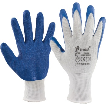 Бултекс Ръкавици от еласт. полиестер топени в латекс 233105-В n9 Card topgrip eco-blue