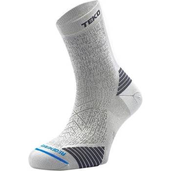 TEKO Олекотени чорапи за бягане eco RUN 2.0 SHORT CREW бели (TEKO2504WHT)