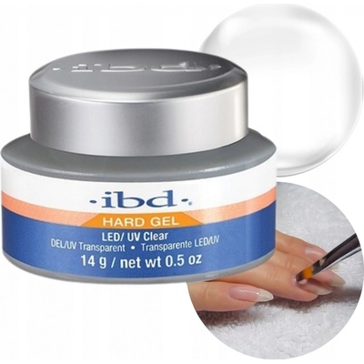 IBD Hard Builder Gel LED/UV stavební Clear 14 g