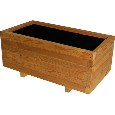 Krušnohorský Nábytok Drevený kvetináč Flor THERMOWOOD 70 x 37 x 31 cm prírodný 1KVT3
