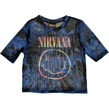 Nirvana Риза Pastel Happy Face Ladies Blue XL (NIRVMCT80LBL04)