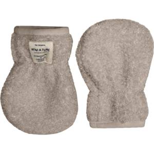 Mini A Ture Детски ръкавици Mini A Ture Kid's Matwolmer Teddyfleece Mittens Gloves - Grey Brown - размер 6-12 Months (202-7530-0112)