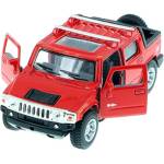 Kinsmart Метална количка Kinsmart - Hummer H2, 1: 36, червена (54033)