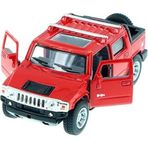 Kinsmart Метална количка Kinsmart - Hummer H2, 1: 36, червена (54033)