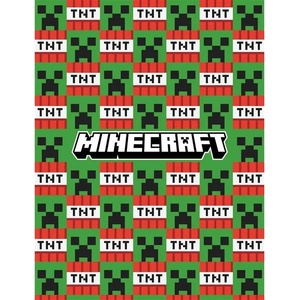 MINECRAFT Поларено одеяло Minecraft - 130 х 170 сm (MNC-4165FB)