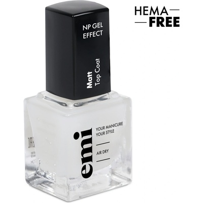E.Mi Ultra Strong Gel Effect Matt Top Coat 9 ml