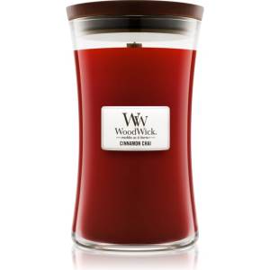 WoodWick Cinnamon Chai ароматна свещ с дървен фитил 609.5 гр