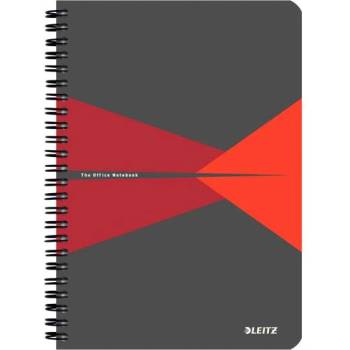 Leitz 46470025 бележник и тетрадка A4 90 страници Сив, Червен (46470025) (46470025)