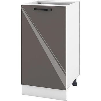 ИРИМ Долен кухненски шкаф Сити БФ-Антрацит гланц-05-28 45 см