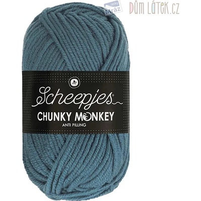 Priadza Chunky Monkey, modrá