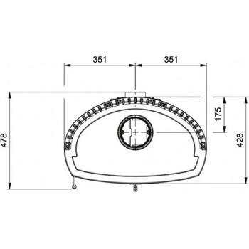 Image 1 of La Nordica-Extraflame Jennifer 2.0