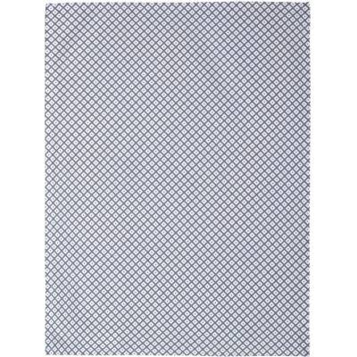 SCANquilt utěrka DEKORO drobné káro bílošedá 50 x 70 cm