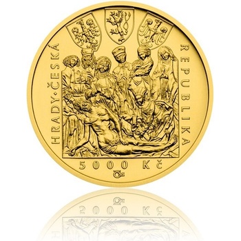 Česká mincovna Zlatá mince 5000 Kč 2018 Zvíkov stand 15,55 g