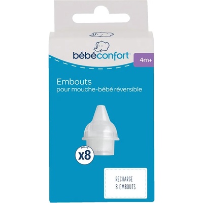 Bebeconfort Еднократни накрайници за аспиратор за нос Bebe Confort, 8 броя (32000241)
