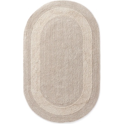 Najkoberce Javo Cotton béžový ovál 70x130 cm