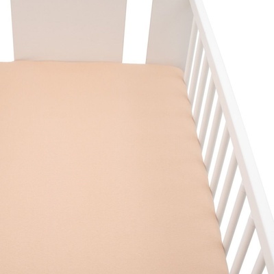 New Baby Jersey prostěradlo béžové 60x120