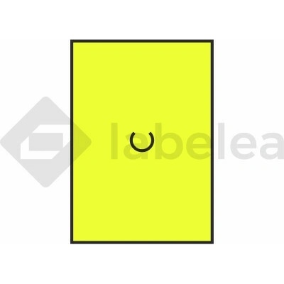 Labelea Samolepiace etikety do klieští, 16x23 mm Motex farebné signálne, Farba etikiet Signálna žltá ECI1623MOT54SY