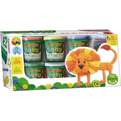 Alpino Baby Detská modelovacia pasta 6 ks/85 g