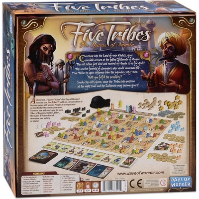 Days of Wonder Настолна игра Five Tribes: The Djinns of Naqala - Стратегическа (DOW8401)