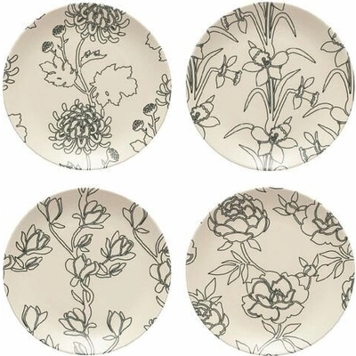 Costa Nova Tanier dezertný 21cm ELEMENTS Flora 4 ks