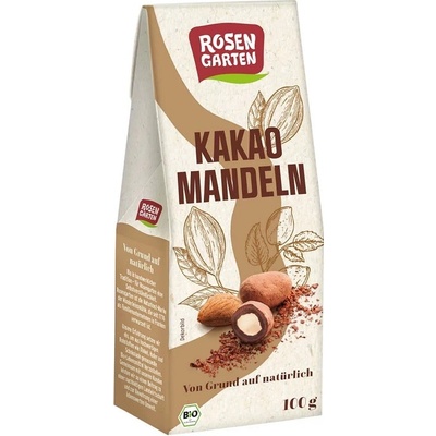 Rosen Garten Mandle v mliečnej a horkej čokoláde s kakaom BIO 100 g