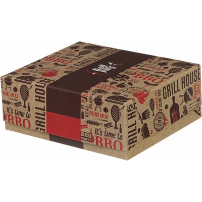 Intertan SA Papierový food box, 16 x 13,5 x 6 cm, enjoy 10 kg