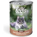 LEOS Leo’s Chunkies with Salmon - Adult - консерва хапки със сьомга - за котки в зряла възраст - 415 гр, Италия - 0293