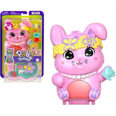 Mattel Polly Pocket Čajový dýchánek se zajíčkem JCR40
