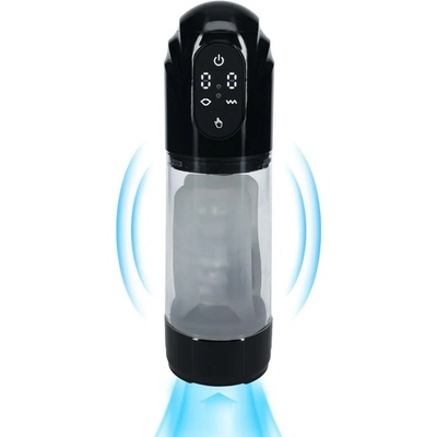 TechnoThrust - Automatic Waterproof Masturbator Pump - Black