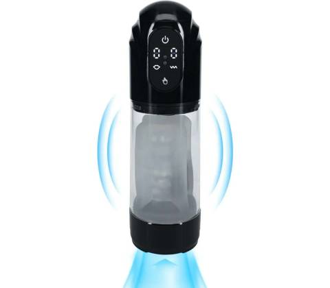 TechnoThrust - Automatic Waterproof Masturbator Pump - Black