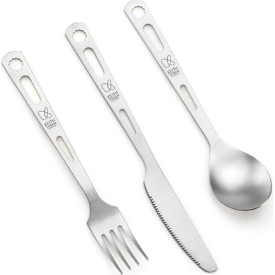 Keith Titanium 3-Piece Titanium Cutlery Set