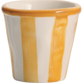 Zafferano Чаша халба Lido Righe раирана 70 мл жълта (RIG0004)