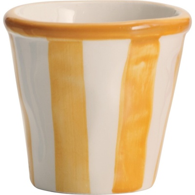 Zafferano Чаша халба Lido Righe раирана 70 мл жълта (RIG0004)