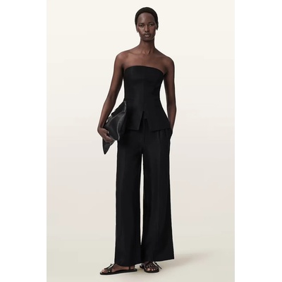 AllSaints блуза с корсет дамска от вискоза CHARLEY (W051QE)