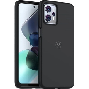 Motorola Калъф за Motorola Moto G23, силиконов, Motorola G23-SC-SFT-BK, удароустойчив, черен (G23-SC-SFT-BK)