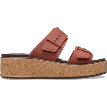Crocs Сандали Crocs Women's Brklyn Cork Flat Sandals - Rust