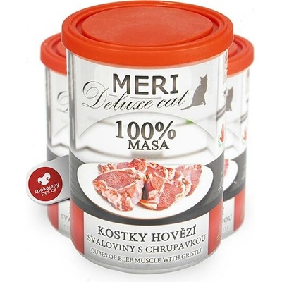 Sokol Falco Cat Meri Deluxe Kocky hovädzej svaloviny s chrupavkou 400 g