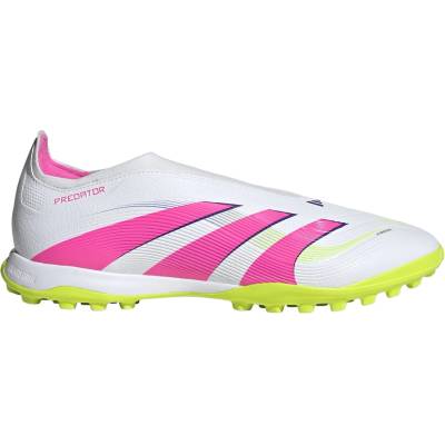 Adidas Футболни стоножки Adidas Predator League Laceless Astro Turf Football Boots - Ftwr White