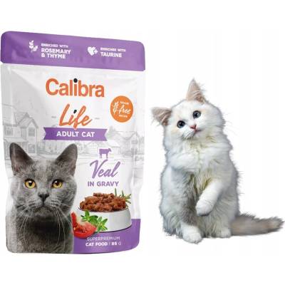 Calibra Life Kočka Telecí v Omáčce 85 g