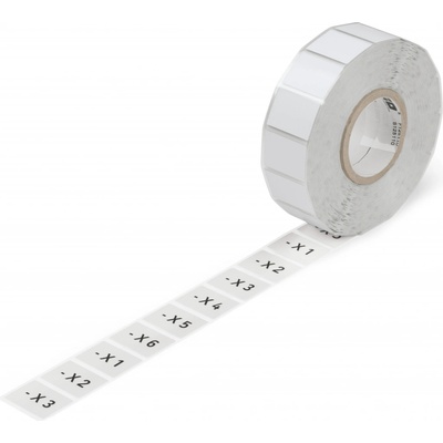 WAGO štítek 210-858 bez potisku 22x22mm stříbrná 1000 štítků na cívce