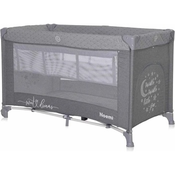 Image 1 of Lorelli Бебешка кошара на 2 нива Lorelli - Noemi, Cool grey star (10080552216)
