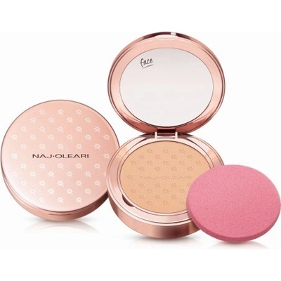 Naj-Oleari Silk feel Powder Foundation kompaktní pudr a make-up 2v1 03 beige 9,5 g