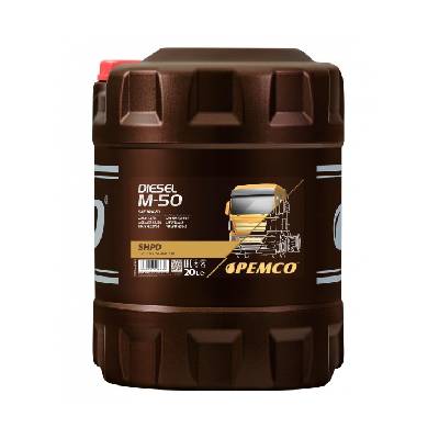 Моторно Масло pemco diesel m-50 shpd 20w-50 20 л (4036021166636)