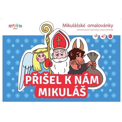 Mikulášské omalovánky Přišel k nám Mikuláš – Zboží Dáma