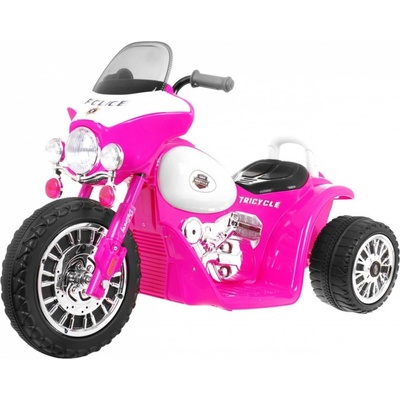 Majlo Toys elektrická tříkolka Chopper růžová