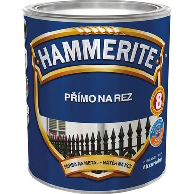 Hammerite priamo na hrdzu kováčska čierna 0,7L Kováčska čierna