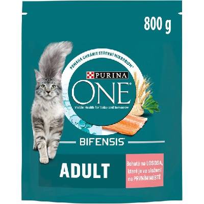 Purina ONE Adult s lososom a celozrnnými obilninami 800 g
